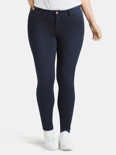 Curve Embracer Skinny Jeans Indigo Ink, Dark Indigo, hi-res