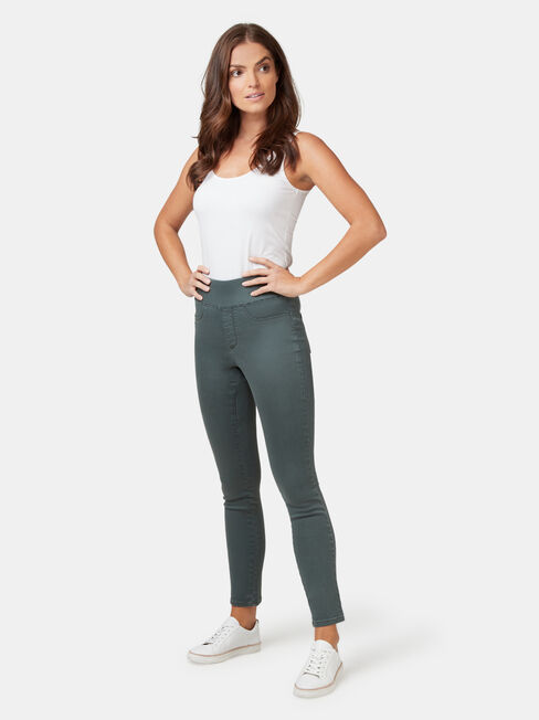 Tummy Trimmer Luxe Lounge Jeans, Coloured, hi-res