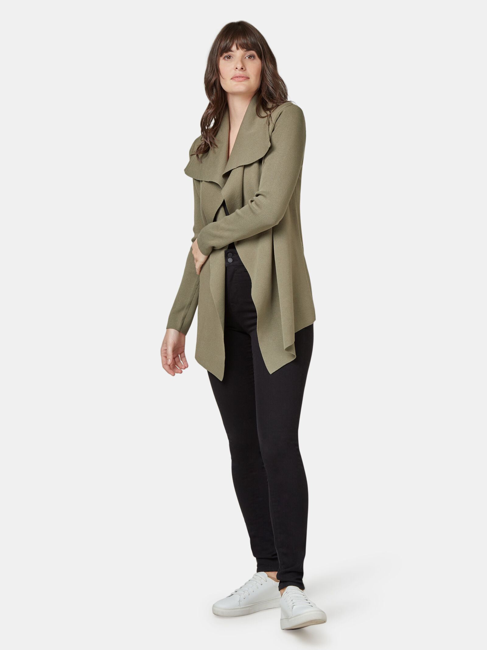 Gina Short Waterfall Cardigan