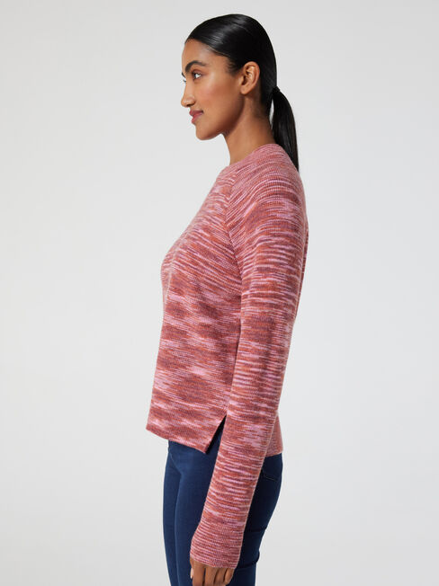 Maisy Space Dye Knit, Pink, hi-res
