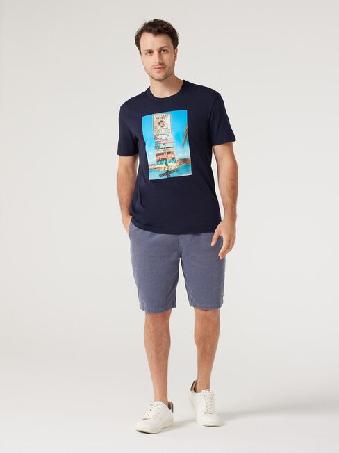 Hutchings Print Crew Short Sleeve Tee