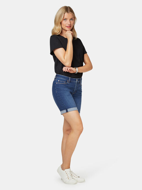 Sophia Bermuda Short, Blue, hi-res