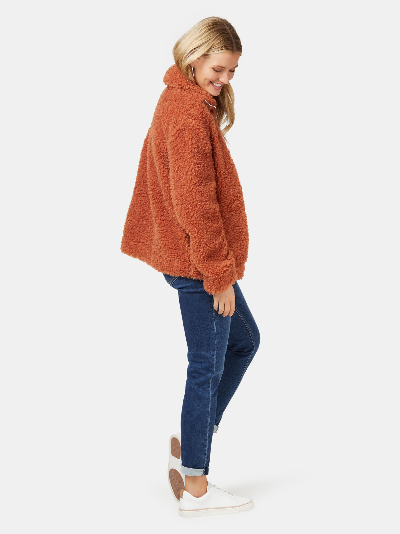 Uo willow online fuzzy drawstring jacket