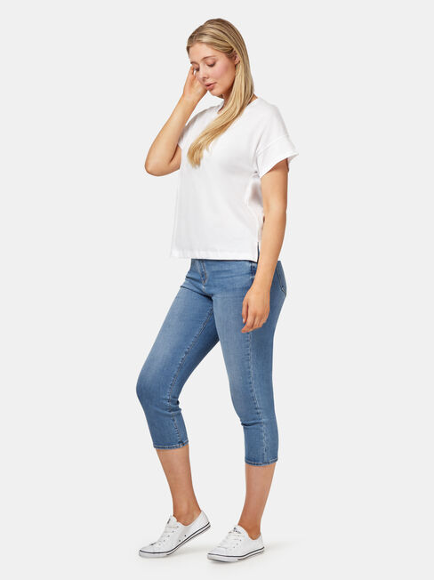 Essential Tee, White, hi-res