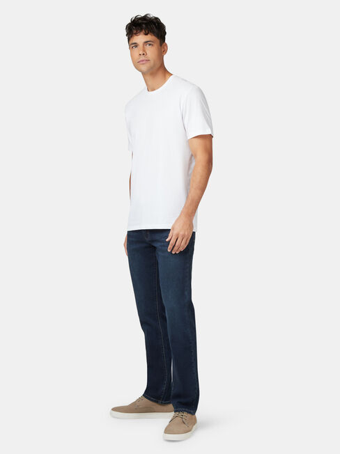 Basic Short Sleeve Tee, White, hi-res