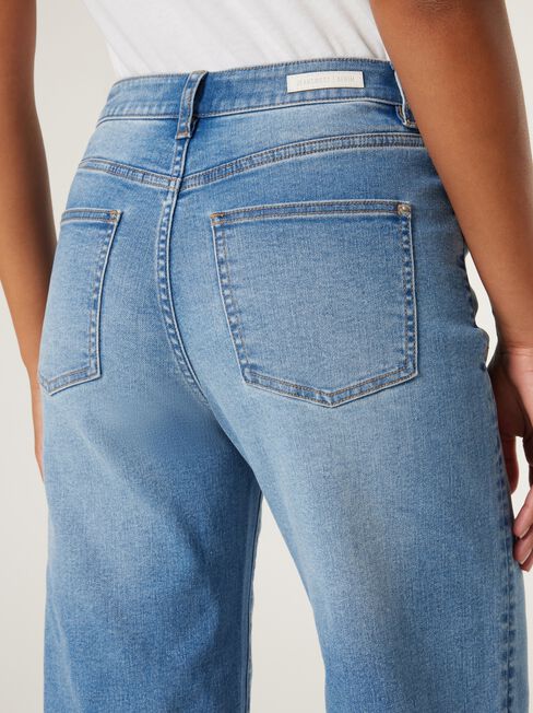 High Straight Relaxed Jeans, Vintage Indigo, hi-res