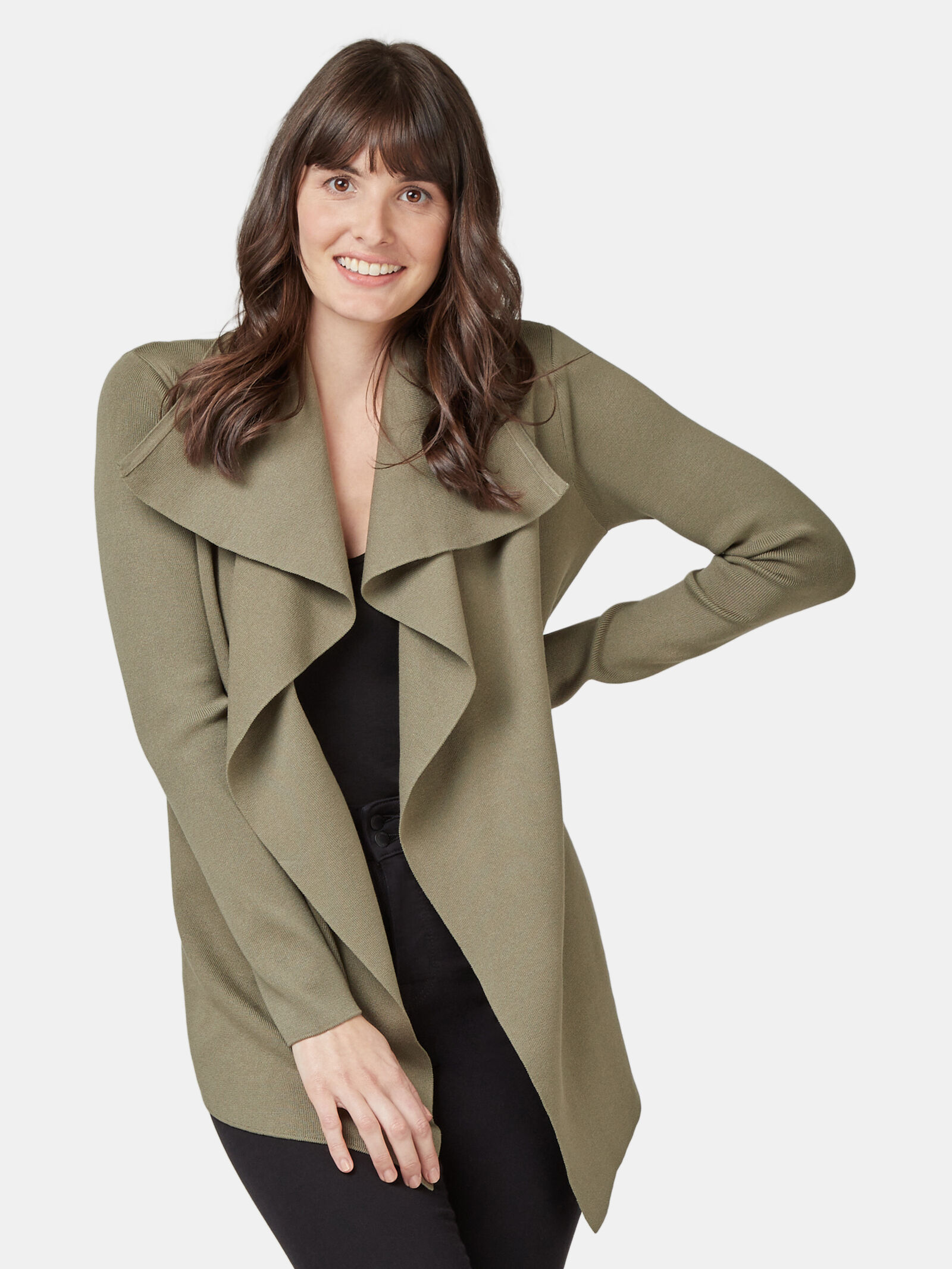 Gina Short Waterfall Cardigan