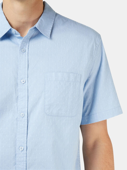 Kennedy Short Sleeve Shirt, Light Indigo, hi-res
