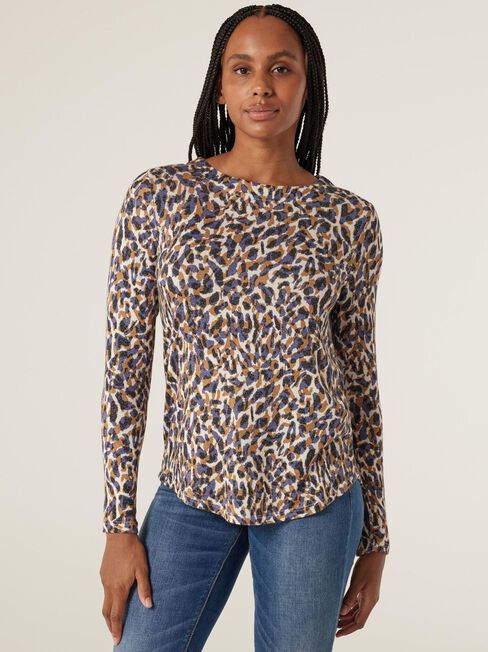 Sophia Soft Touch Curve Hem Pullover