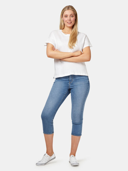 Essential Tee, White, hi-res