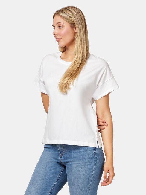 Essential Tee, White, hi-res