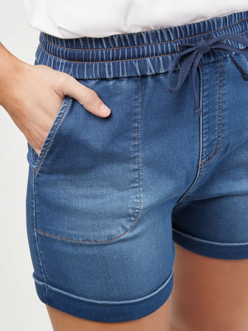 Tilly Short, Mid Indigo, hi-res