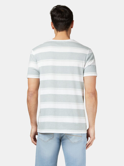 Patrick Short Sleeve Stripe Crew Tee, Stripe, hi-res