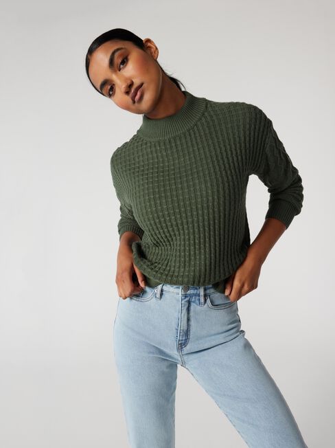 Scarlett Hatch Stitch Pullover