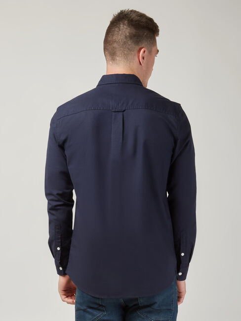 Heston Oxford Long Sleeve Shirt, Coloured, hi-res