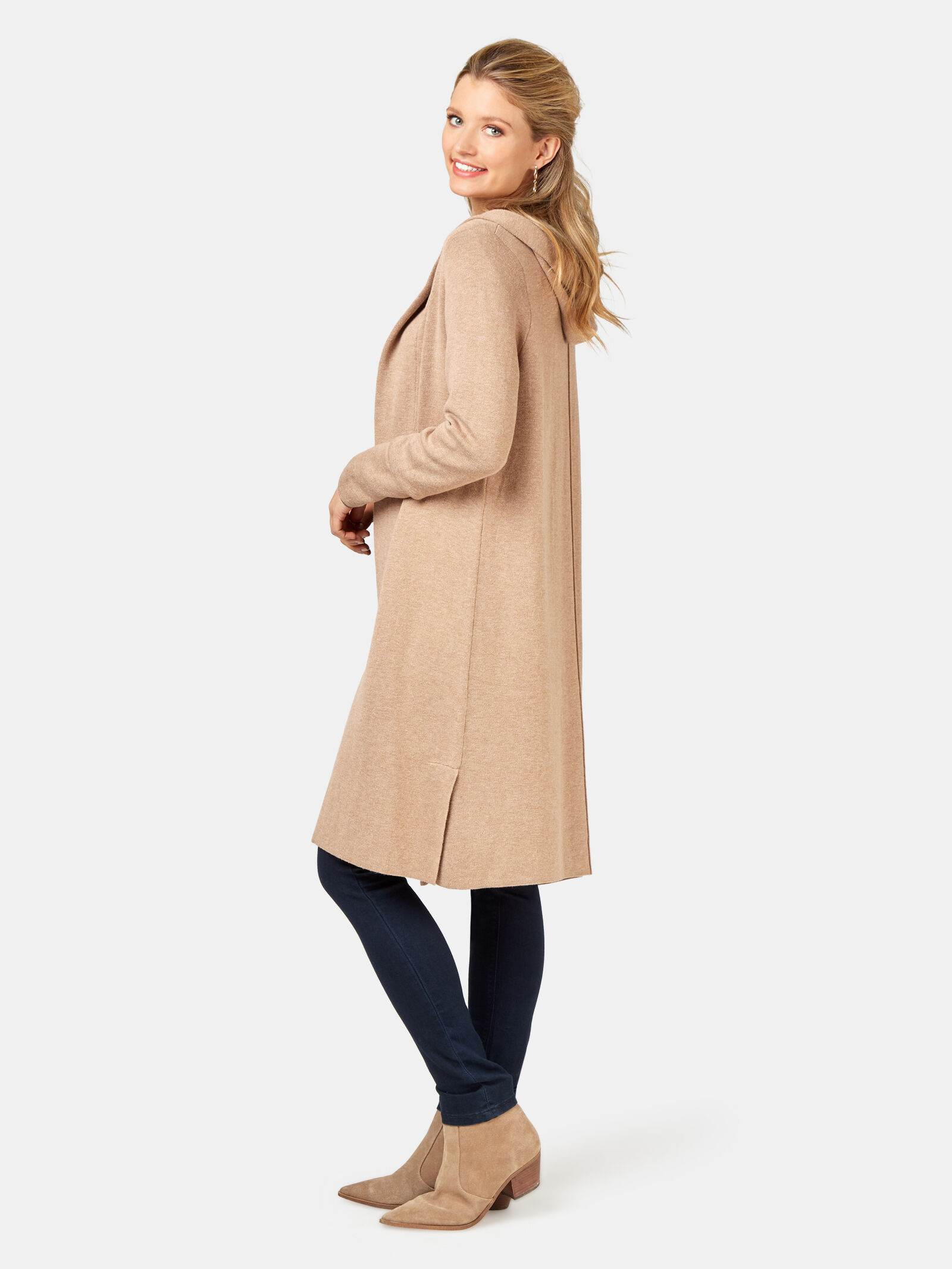 Aisha Hooded Coatigan