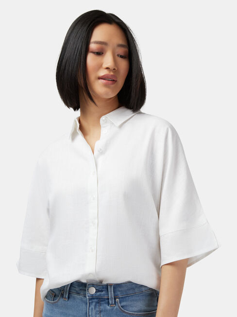 Nova Casual Shirt, White, hi-res
