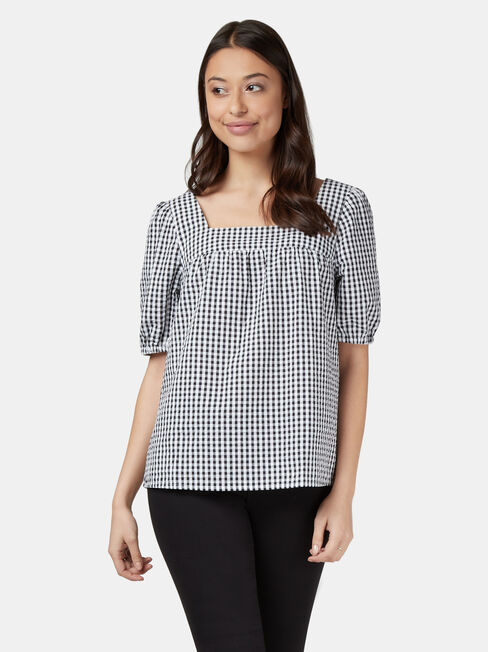 Sienna Square Neck Top, Multi, hi-res