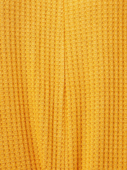 Hazel Textured Top, Yellow, hi-res