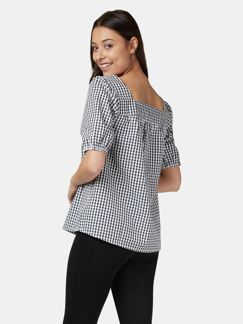 Sienna Square Neck Top, Multi, hi-res