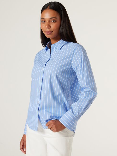 Essential Shirt, Blue, hi-res