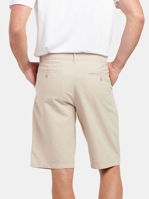 Hayden Textured Chino Short, Stone, hi-res