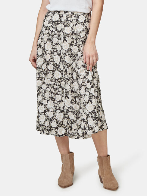 Gabriella Soft Skirt, Floral, hi-res