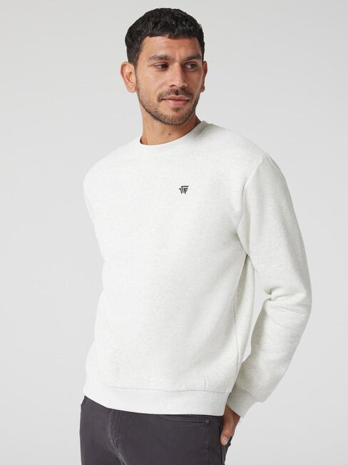 Oli Crew Neck Sweat, White, hi-res