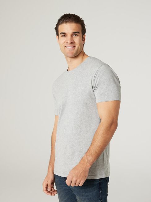 SS Basic Tee, Grey, hi-res