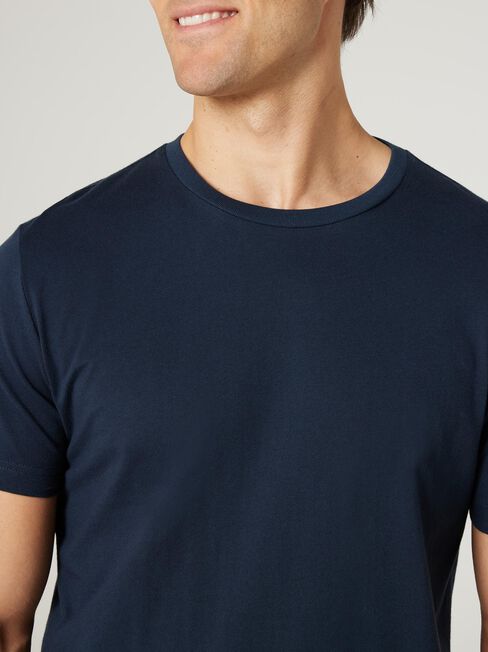 SS Basic Tee, Navy, hi-res