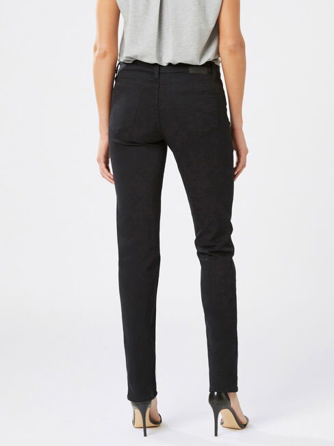 Slim Straight jeans Black, Black, hi-res