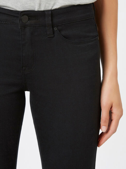 Slim Straight jeans Black, Black, hi-res