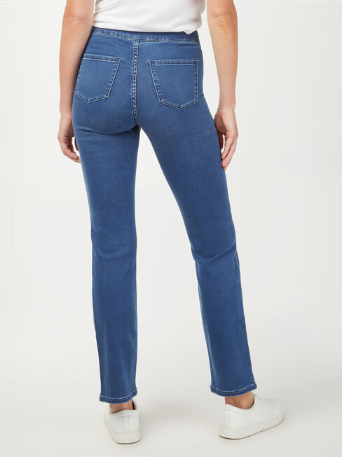 Tessa J-Luxe Slim Straight Jeans, VintageWash, hi-res