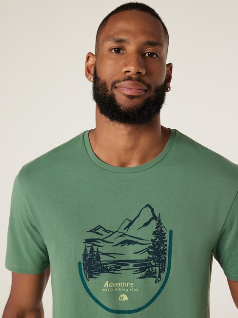 SS Leo Printed Tee, Sea Green, hi-res