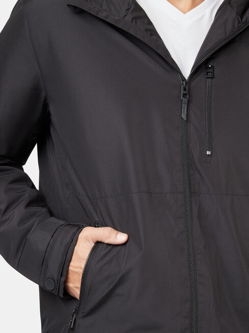 Dion Shell Jacket, Black, hi-res