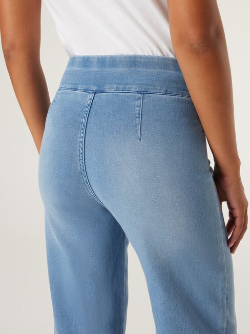 Tessa Wide Leg Crop Jeans, Light Indigo, hi-res