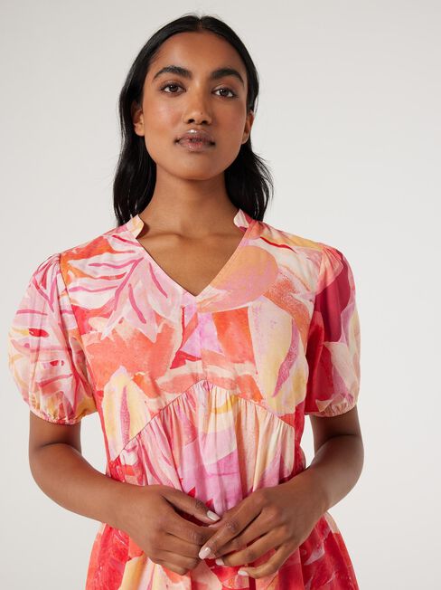Cole Smock Dress, Summer Sunset, hi-res