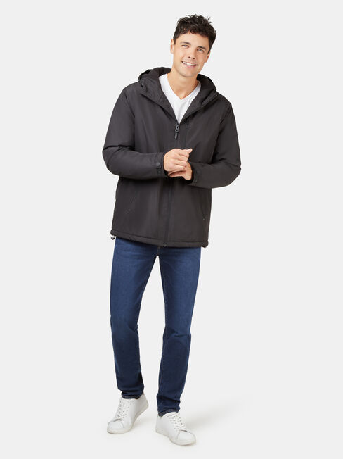 Dion Shell Jacket, Black, hi-res