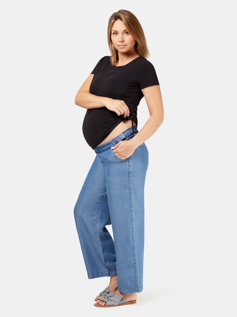 Alana Chambray Maternity Pants