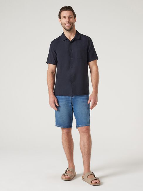 Jimmy Relaxed Resort Shirt, Navy, hi-res