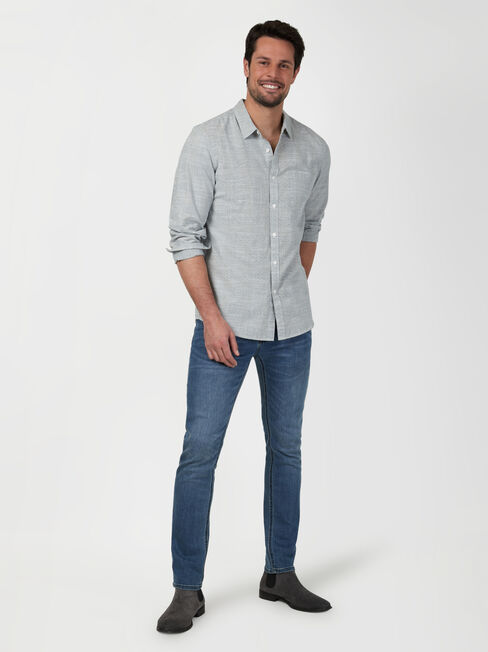 LS Max Check Shirt, Green, hi-res