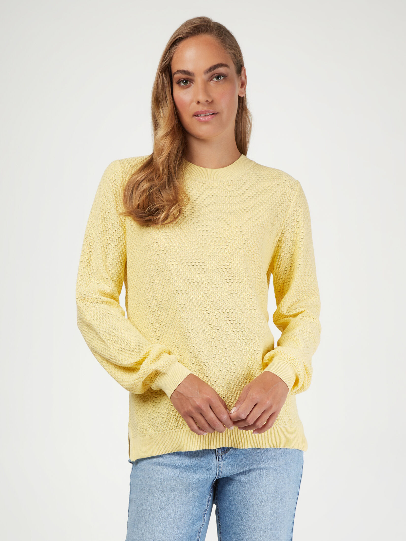 Ally Textured Knit Jeanswest