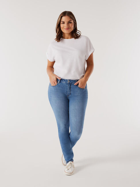 Curve Embracer Skinny Jeans, Vintage Wash, hi-res