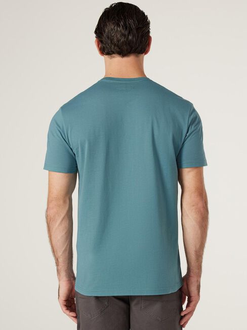 Blackford Crew Tee, Green, hi-res
