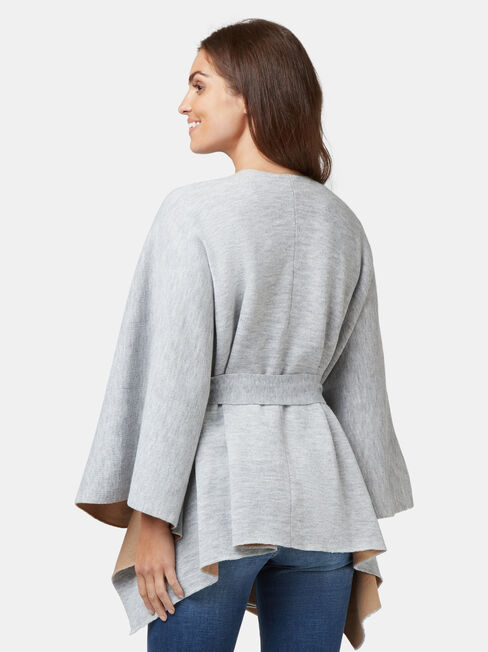 Charlie Winter Poncho, Grey, hi-res