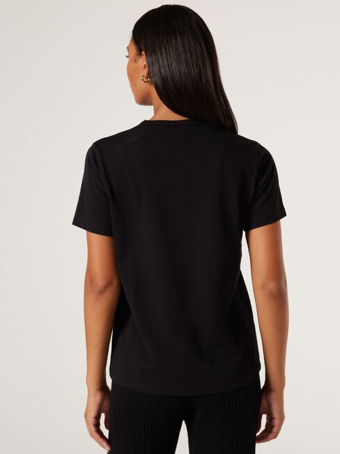 J-Luxe Tee, Black, hi-res
