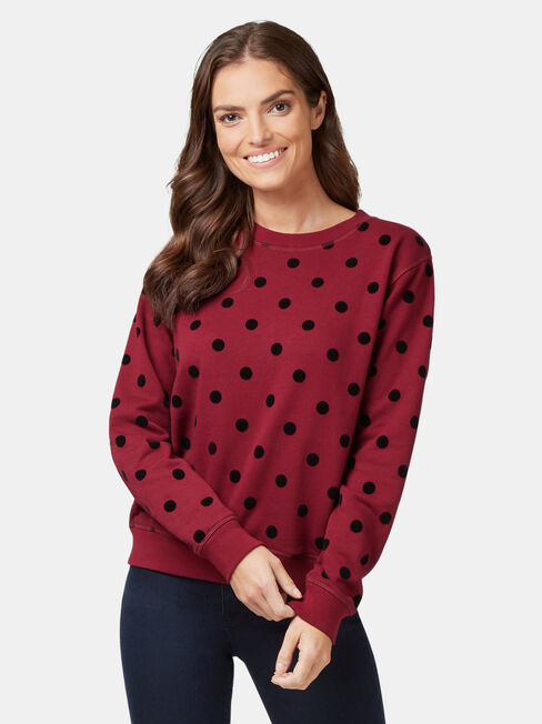 Maeve Sweater, Red, hi-res