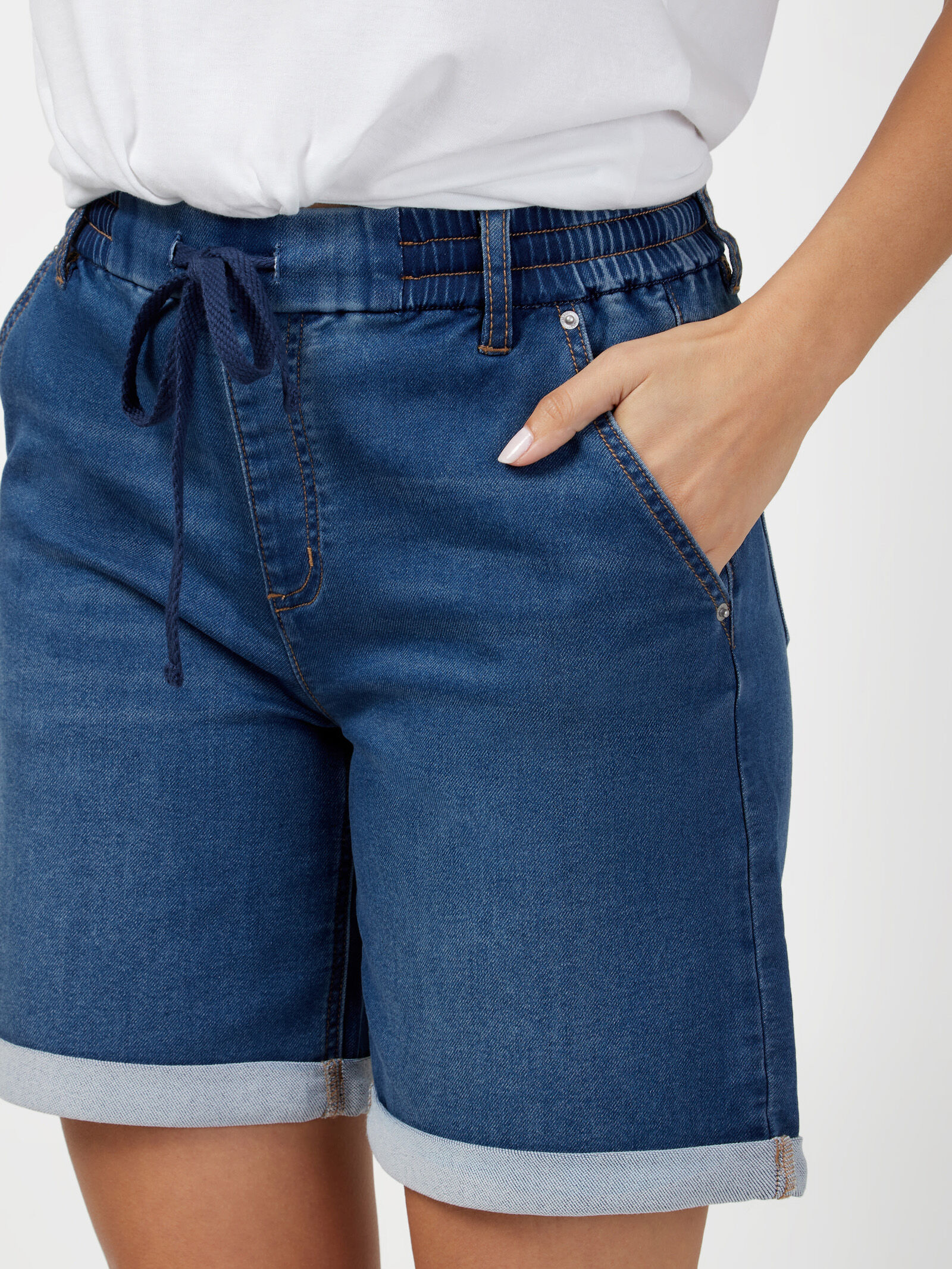 Abbey Luxe Jogger Bermuda Short Jeanswest