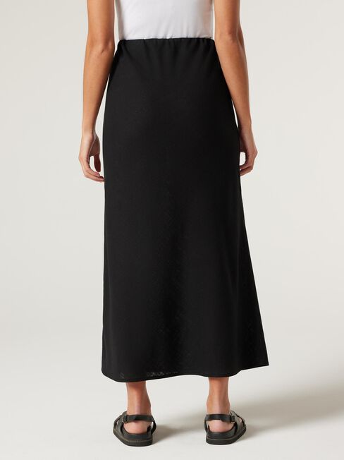 Tiana Slip Skirt, Black, hi-res