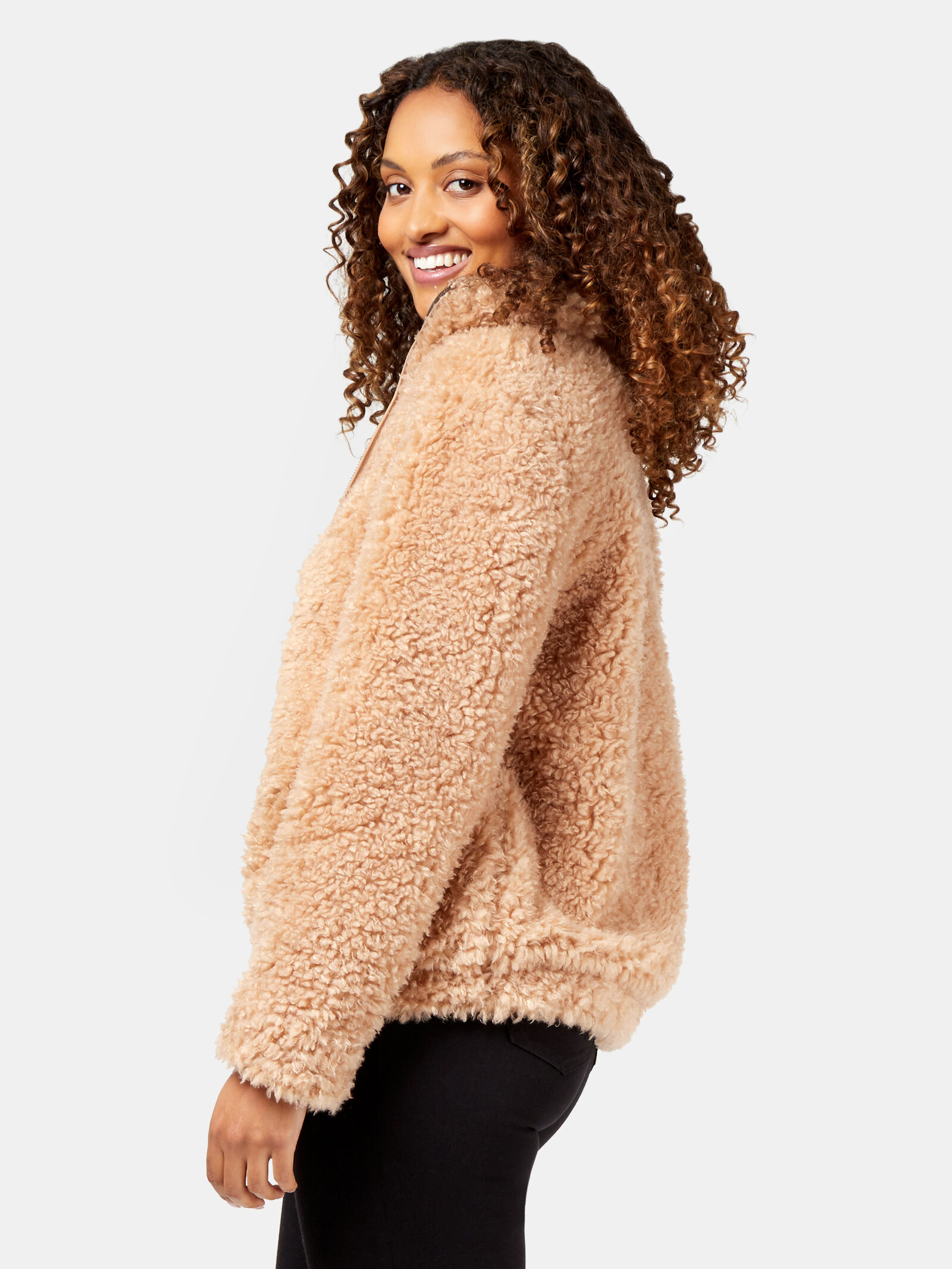 Becca Teddy Bomber Jacket Jeanswest